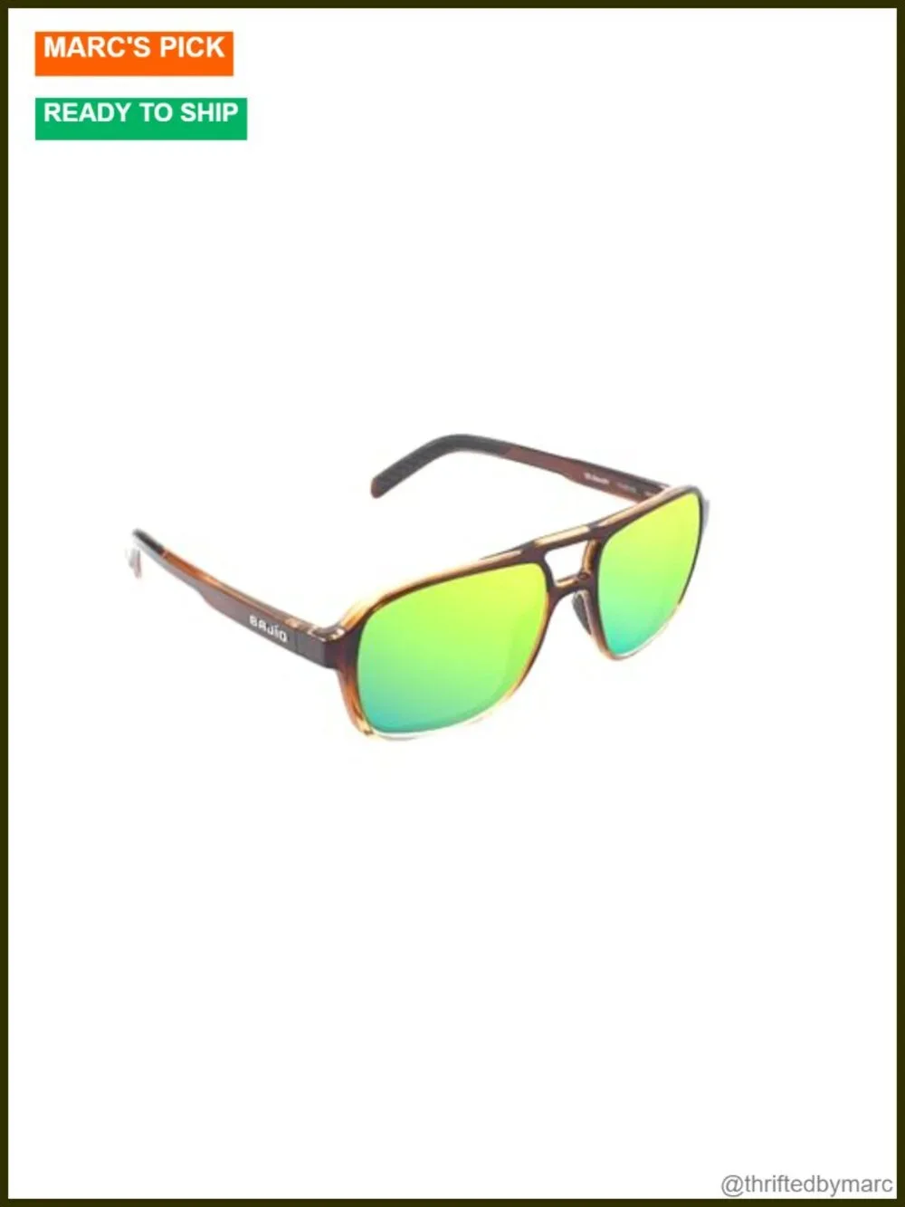 Polarized Nylon Wrap Sunglasses for Fishing with Glass Lenses